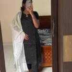 BLACK WITH SILVER DIAMOND