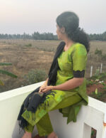 Olive green Salwar - Image 2