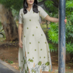 Cream Wildflower Comfort Dress