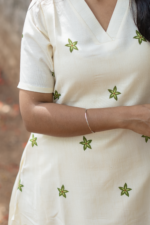 Cream Wildflower Comfort Dress - Image 3